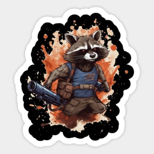 rocket raccoon Sticker